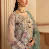 Ramsha | Minhal Organza Collection |  M-1202