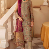 Ramsha | Minhal Organza Collection |  M-1208