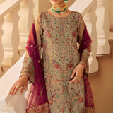 Ramsha | Minhal Organza Collection |  M-1208