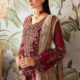 Ramsha | Minhal Organza Collection |  M-1201