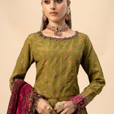 Maria B | Formal Wears | Raw Silk Suit | SF-W24-26