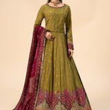 Maria B | Formal Wears | Raw Silk Suit | SF-W24-26