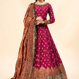 Maria B | Formal Wears | Raw Silk Suit | SF-W24-26-C
