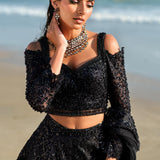 Waqas Shah | Amariage Luxury Formals | Black Musk