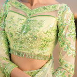 Waqas Shah | Amariage Luxury Formals | Mint Bloom