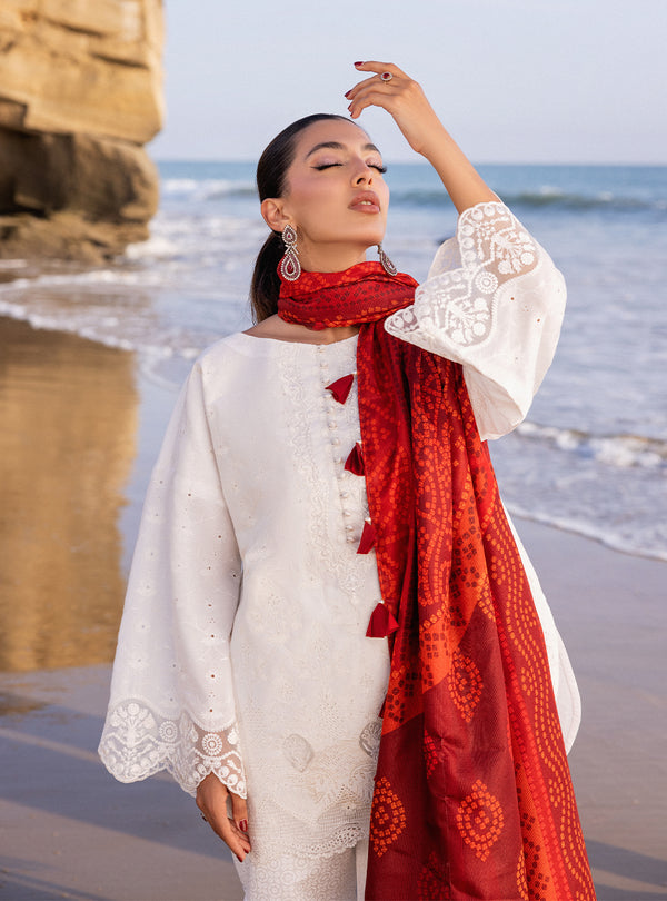 Zainab chottani | Luxury Chikankari 24 | CHUNARI - 3A