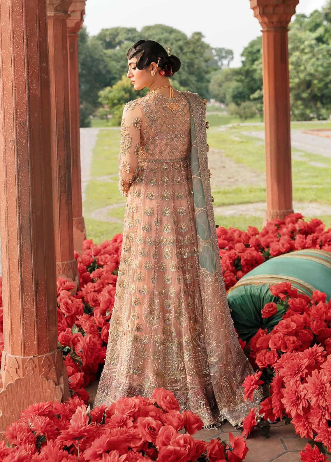 Afrozeh Embroidered Suits Unstitched 3 Piece AF22B 005 Mahtab - Bridal 