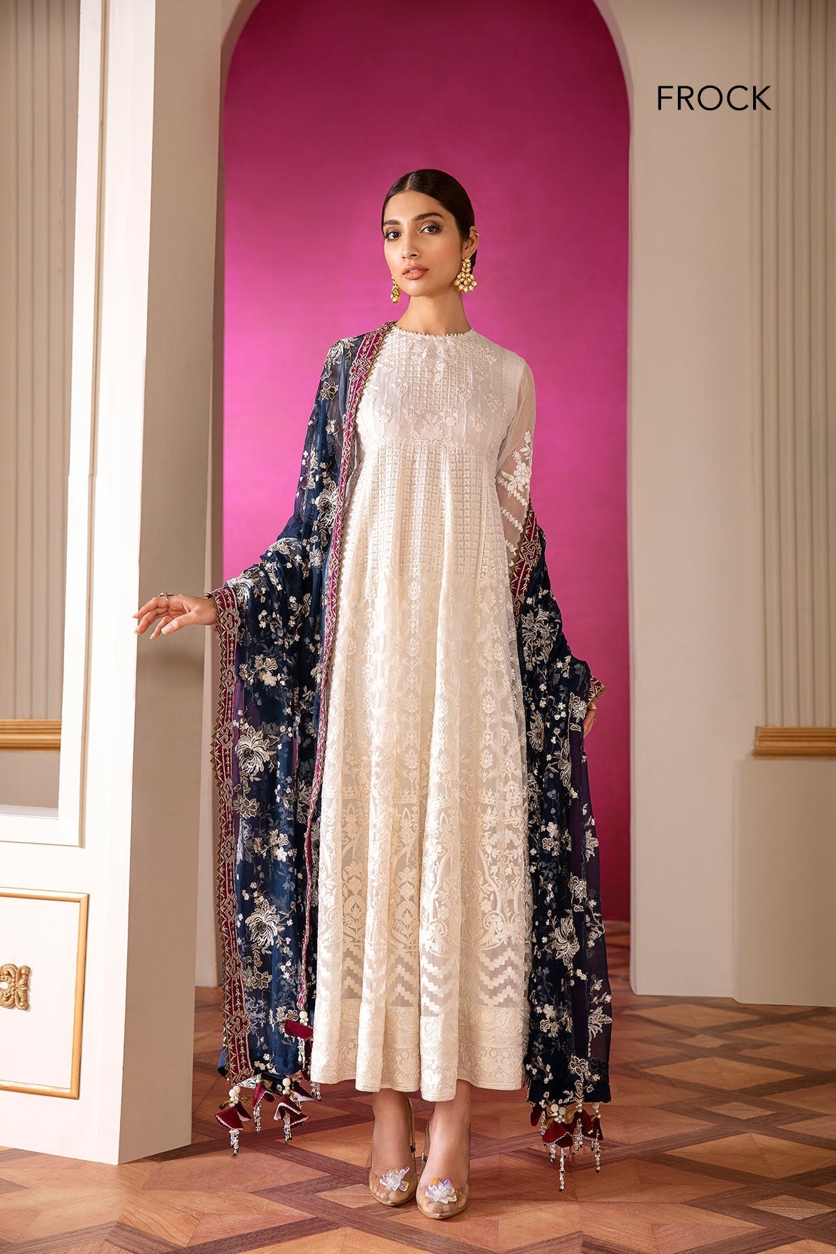 Baroque-EMBROIDERED CHIFFON CH07-02