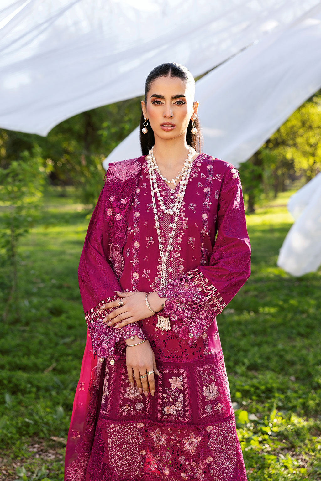Ramsha | Riwayat Lawn Collection | Y-1301