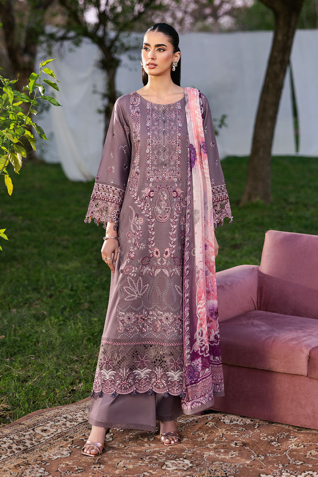 Ramsha | Riwayat Lawn Collection | Y-1310