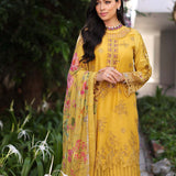 Noor by Saadia Asad | Luxury Chikankari Lawn24 | D8-B Mustard