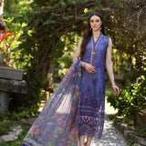 Noor by Saadia Asad | Luxury Chikankari Lawn24 | D8-A Purple