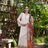 Noor by Saadia Asad | Luxury Chikankari Lawn24 | D6-B White Laser